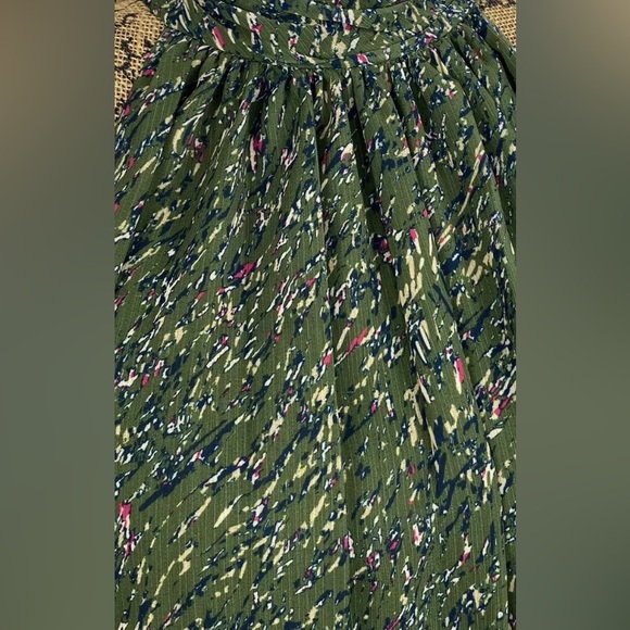 Ramy Brook NWT Belle Green Halter Top Midi Dress, size Small - Picture 3 of 7